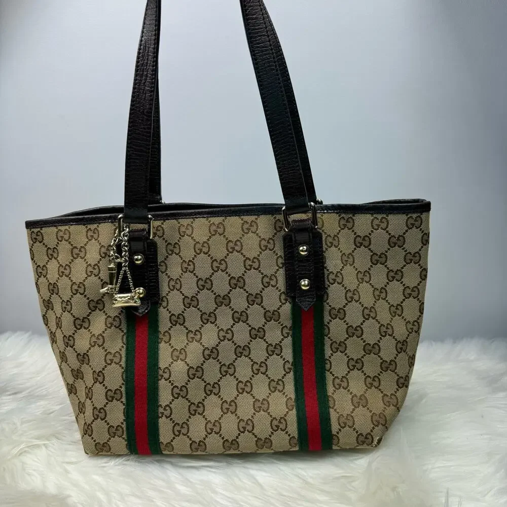 💎✨BEAUTIFUL✨💎 Gucci GG Shoulder Handbag Leather Pink - Picture 6 of 14